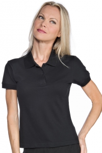 Foto Polo Donna Stretch Nero