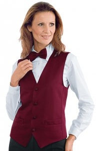 Foto Gilet Unisex con gemello Bordeaux