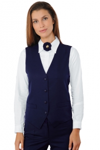 Foto Gilet Unisex con gemello Blu