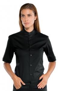 Foto Camicia Unisex Detroit Stretch Nero