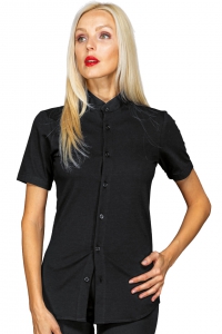 Foto Camicia Unisex Portorico Jersey Nero