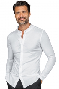 Foto Camicia Unisex Portorico Jersey Bianco