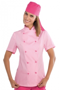 Foto Giacca Lady Chef bottoni antipanico Rosa