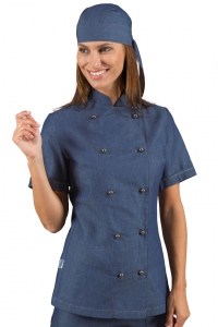 Foto Giacca Lady Chef bottoni antipanico Jeans